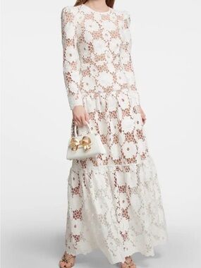 Self- Portrait Lace Maxi Dress